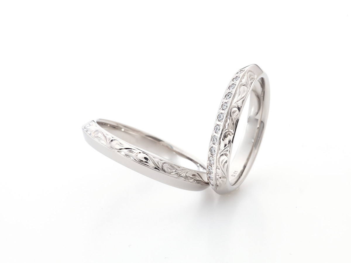 マウオリ 結婚指輪 PILILANI(ピリラニ)MM-4 / MM-4D ペアリング